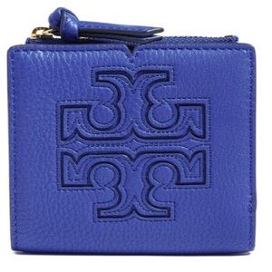 Tory Burch indigo mini Harper wallet